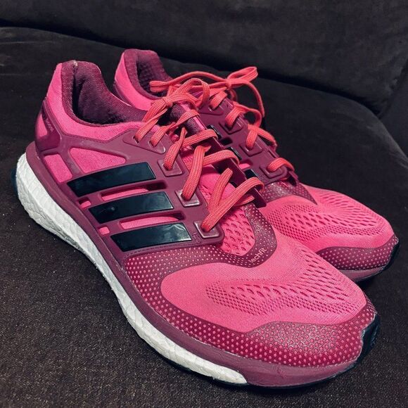 Pre Loved Adidas Energy Boost 2 Pink Magenta 9.5 US 42 EUR - Picture 1 of 15